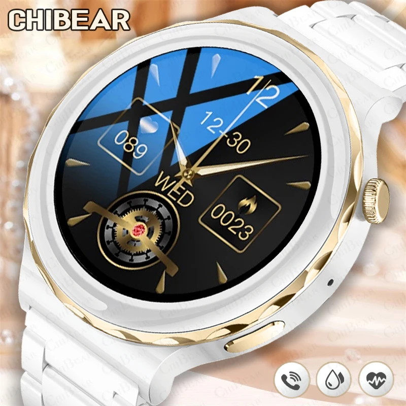 New Fashion Women Smart Watch Heart Rate GPS Sport Fitness Watch Waterproof Voice Calling Smart Watch For Huawei Watch GT3