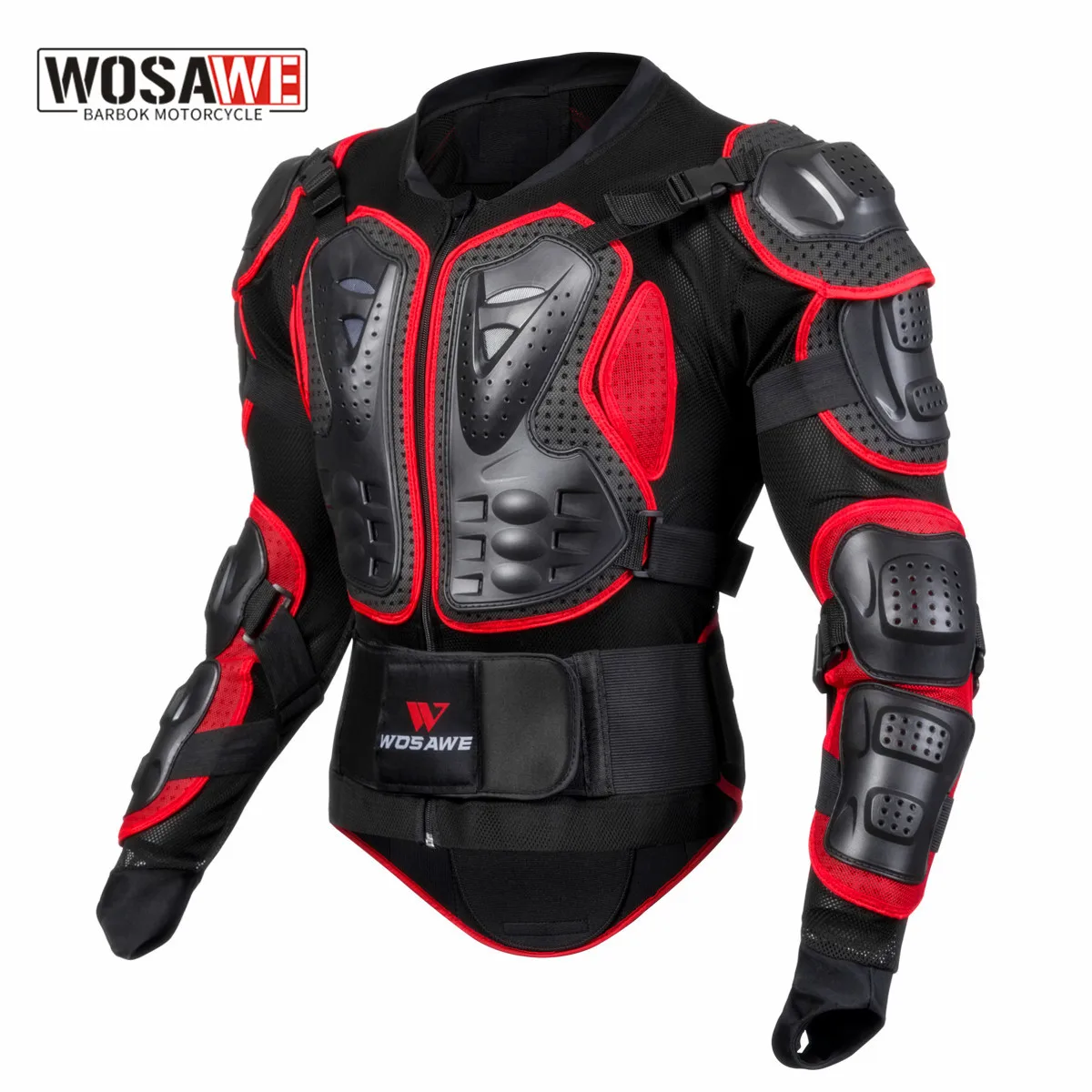 WOSAWE Full Body Protection MTB Motorcycle Armor for Adult Protective Jacket Kne