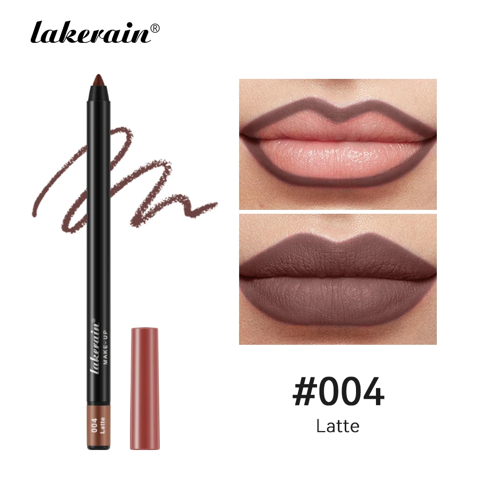 Lot Lip Pencils Set Pencil Lipstick Eyeliner Long Lasting Lip Liner Dark Brown C