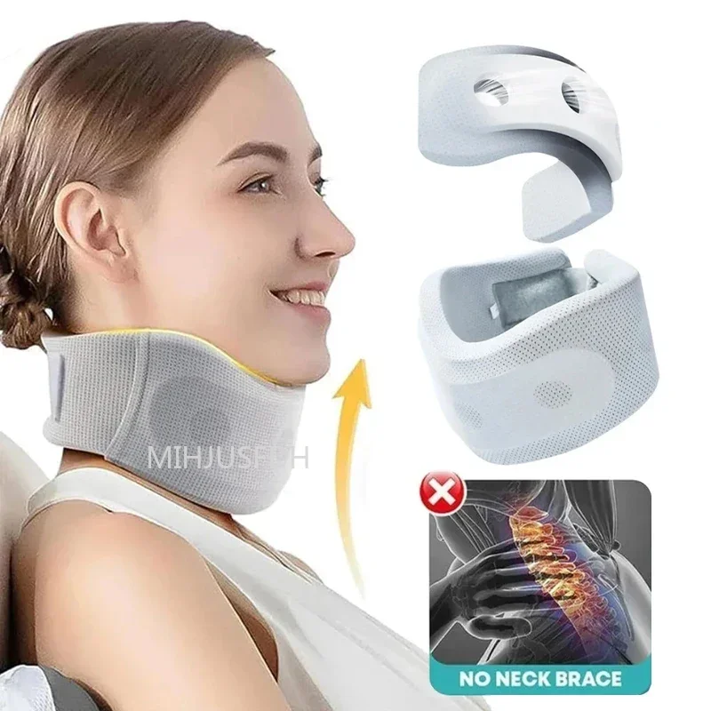 Neck Support Cervical Pillow Adjustable Soft Sponge Durable Foam for Relieve Cer