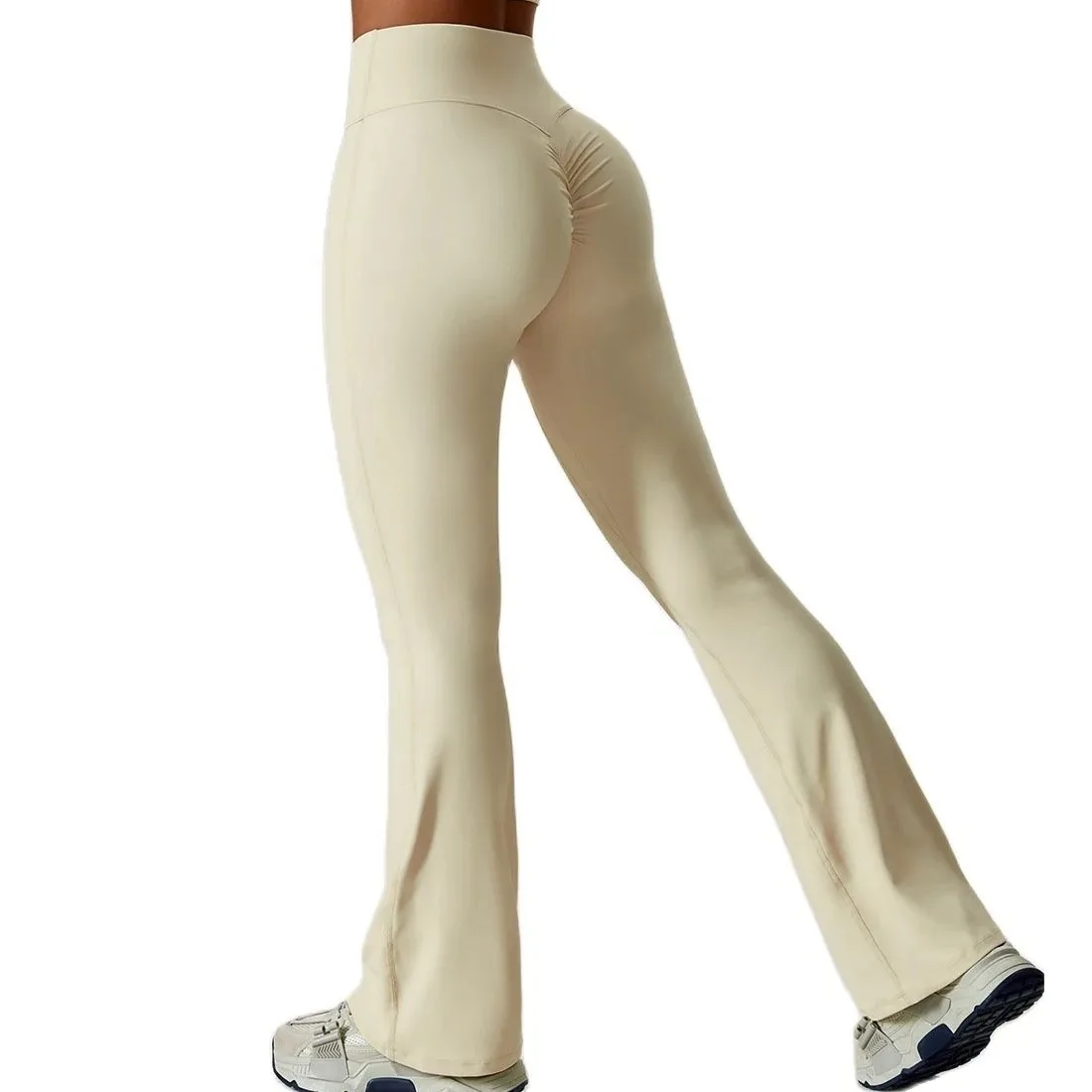 Women's Yoga Flared Pants High -Waist Tight Pants, Sports Pants, Gym Running, Br