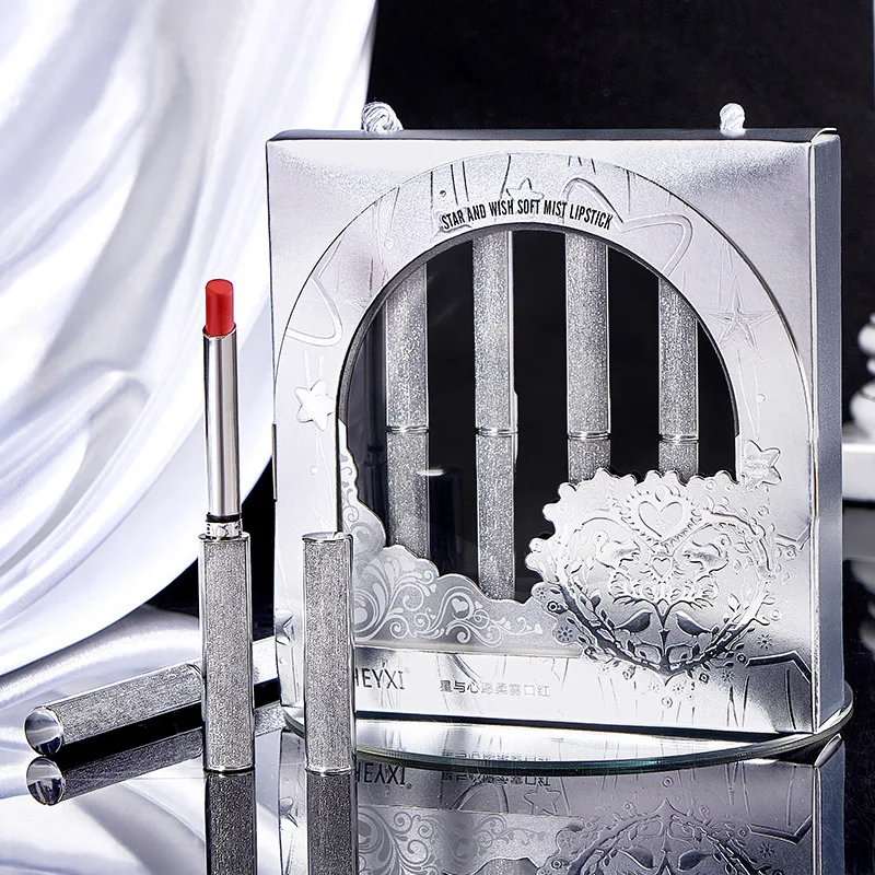 Lipstick Set Gift Box Matte Long Lasting Waterproof Velvet Lip Gloss Nude Non-st