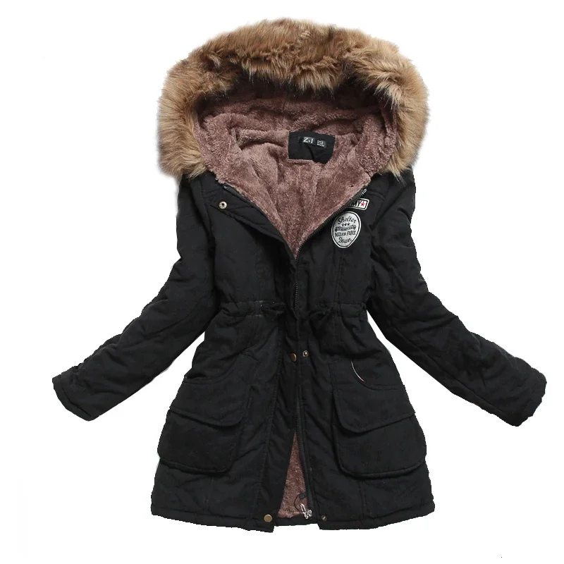 Spring Autumn Winter Jacket Women 2024 Thick Warm Hooded Parka Mujer Cotton Padd