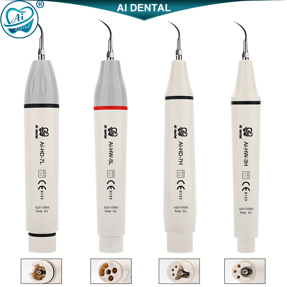 Dental Ultrasonic Piezo Scaler Handpiece HD-7L/HW-5L With Led HD-7H/HW-3H Withou