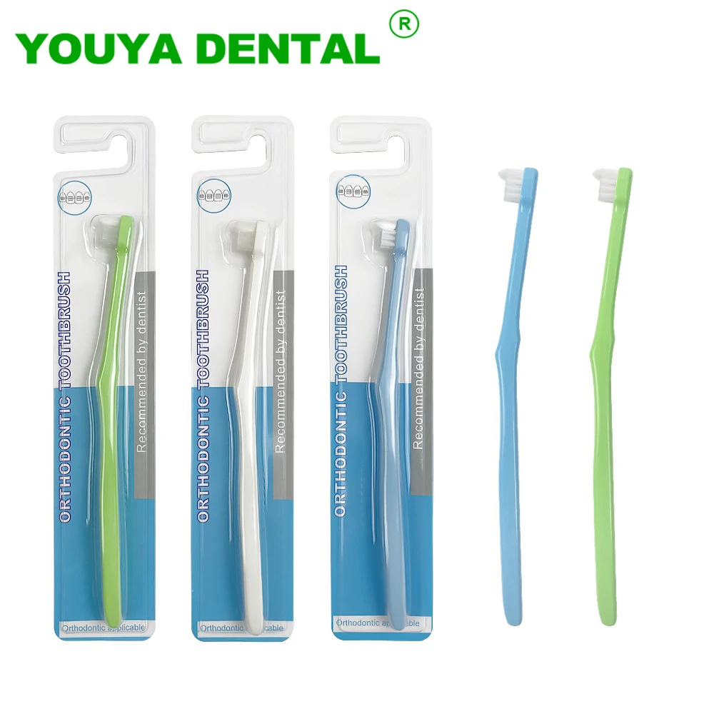 5pcs Orthodontic Toothbrush Small Head End Tuft Toothbrush Tiny Compact Interspa