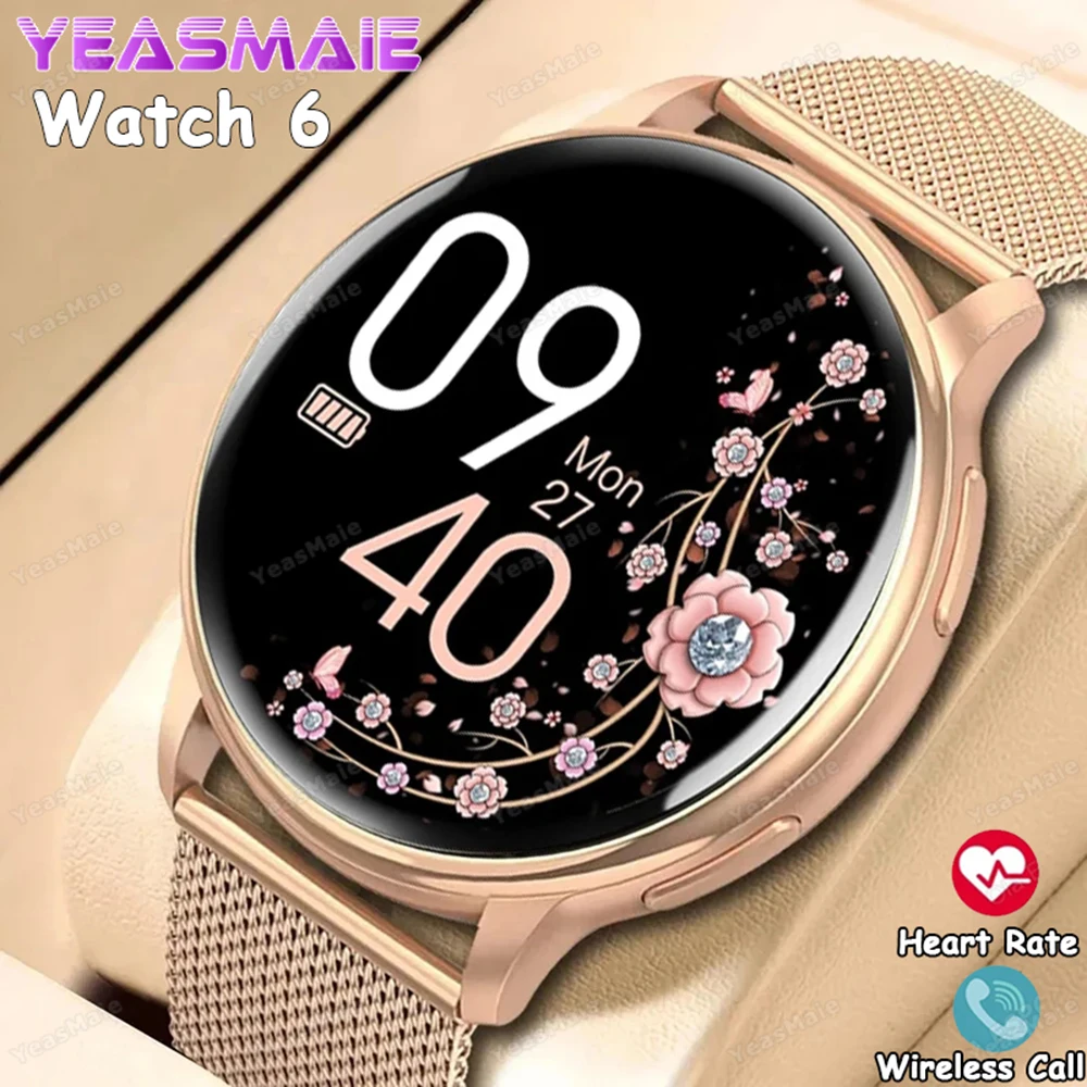 New Bluetooth Call Smart Watch Men Women Heart Rate Custom Dial ECG Monitor Gala