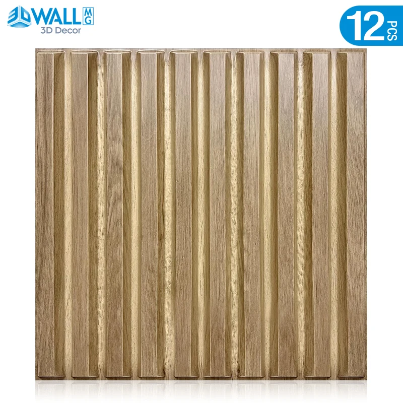12pcs 50x50cm Stiker dinding 3d, dekorasi rumah panel dinding 3d, non-self-adhes