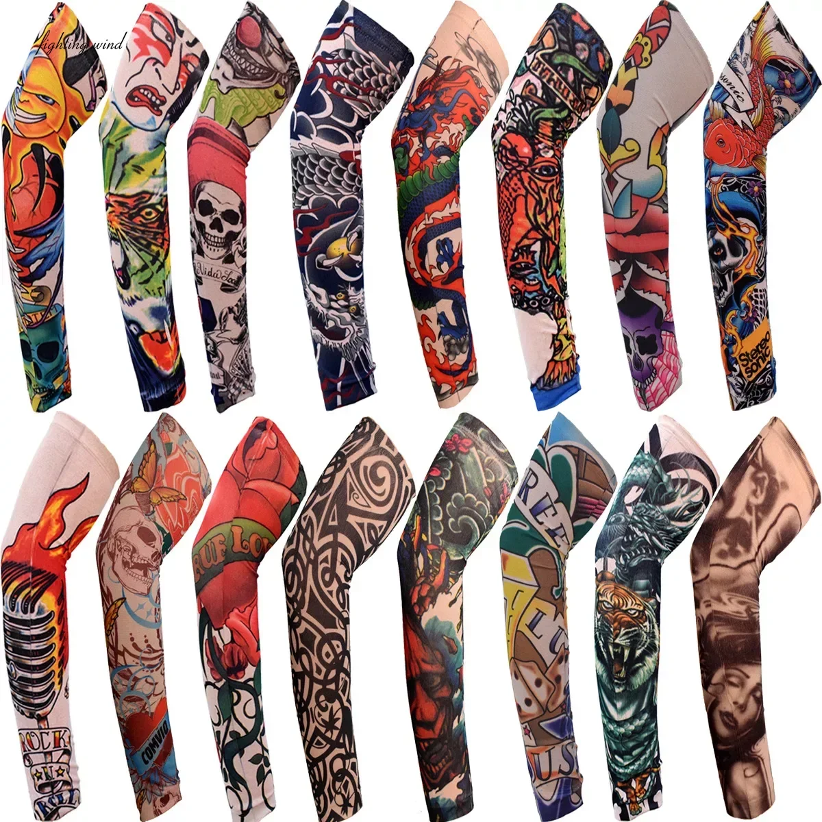 1PCS Arm Sleeves UV Protection Full Arm Cool Outdoor Golf Sports Hiking Riding A