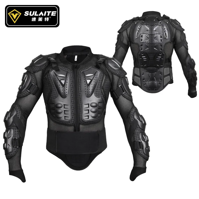 SULAITE Motorcycle Body Armor Full Body Racing Moto Jacket Neck Protection Men S