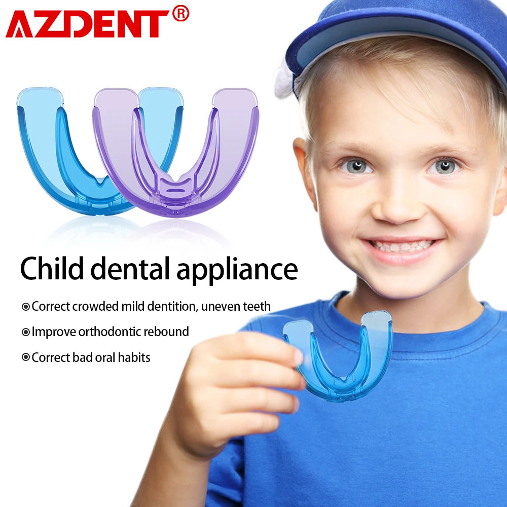 AZDENT 2 Stages Orthodontic Braces with Box Orthodontic Retainer for Children Ki