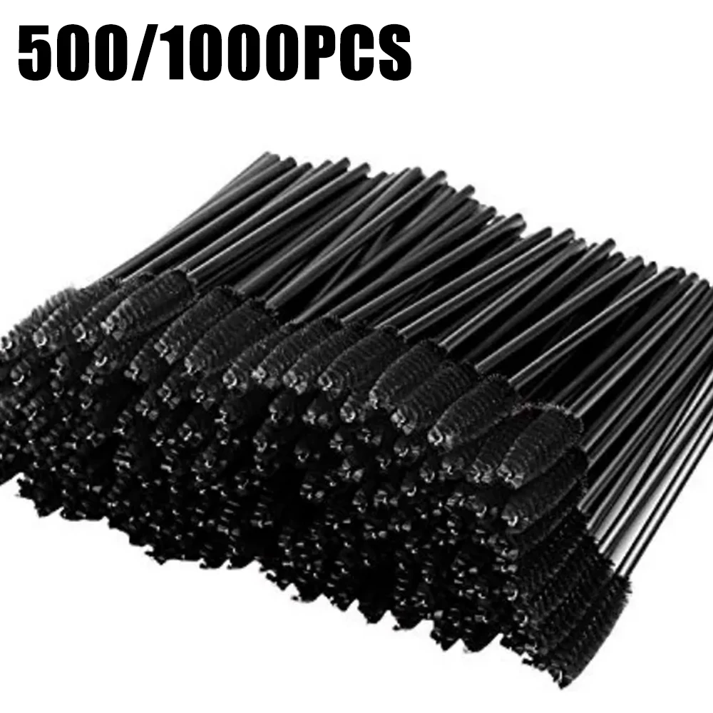 500/1000PCS Eyelashes Brushes Set Wholesaler Disposable Lash Mascara Brush Lashe