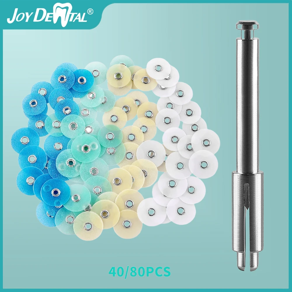 JOY DENTAL 40/80Pcs Dental Polishing de polimento Discs Gross Reduction Contouri