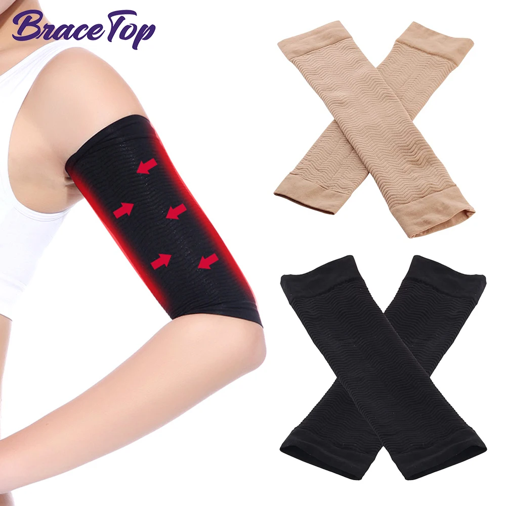 Upper Arm Compression Sleeves, Women Arm Shapers, Compression Arm Wraps for Flab