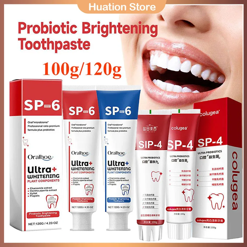 Sip-4 Probiotic Toothpaste Brightening Stain Removing Sp-6 Probiotic Toothpaste 