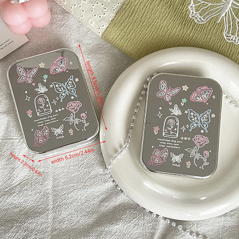 Two Pack Contact Lens Case For Girls Portable Mini Contact Lens Box Contact Lens
