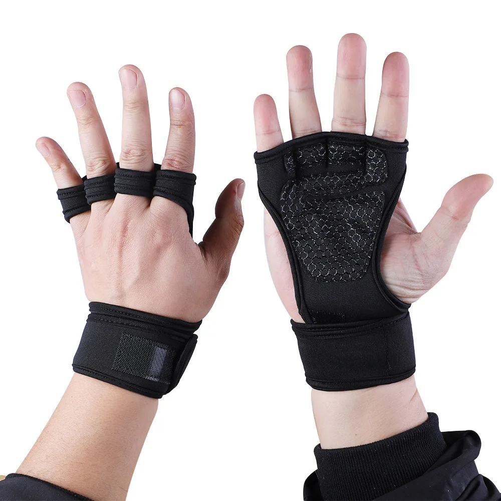 1 Pairs Weightlifting Training Gloves for Men Women Fitness Sports Body Building
