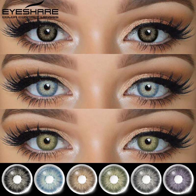 EYESHARE 1 Pair Color Contact Lenses For Eyes Pattaya Natural Yearly Use Lenses