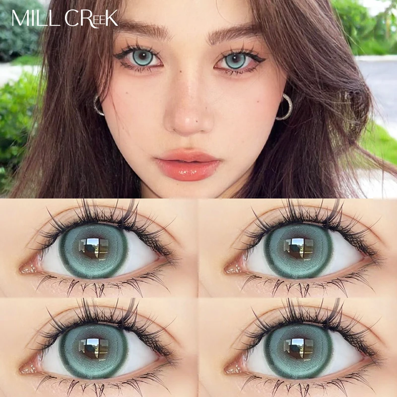 Mill Creek Green Contact Lens Belt Grade 14.5MM Big Eye Thai Milk Tea Series Gre