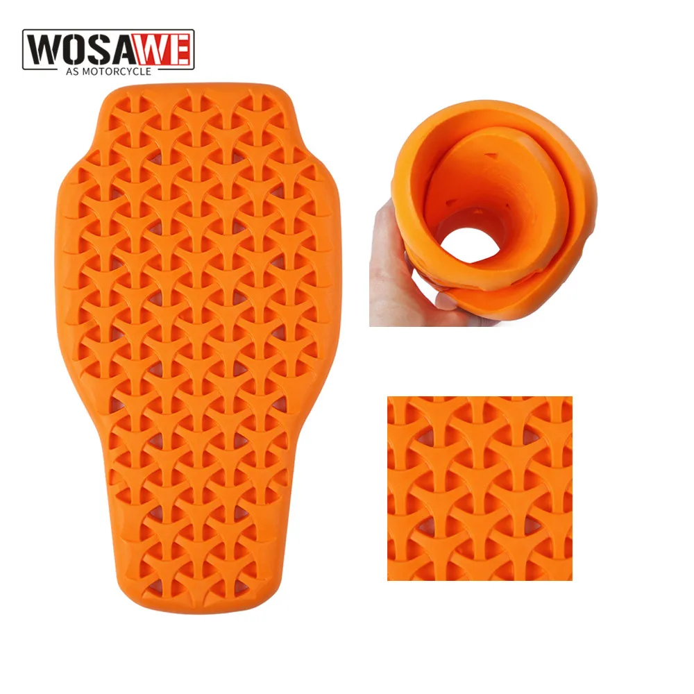 WOSAWE Motorcycle Back Protector Armor CE 1 Level Certification Body Protection 