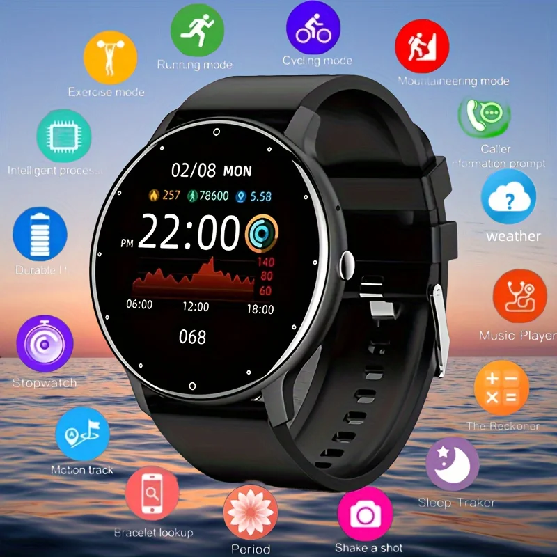 LIGE Smart band Watch Men Real-time Weather Forecast Activity Tracker Watches Sp
