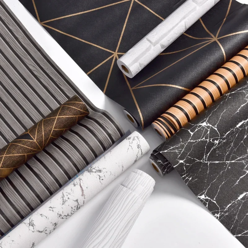 45cm*1m 3D brick pattern wall sticker luxury self-adhesive panel waterproof livi