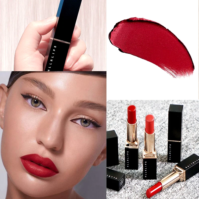 Matte Lipstick Long Lasting Non-stick Cup Waterproof Mini Red Lip Tint Cosmetics