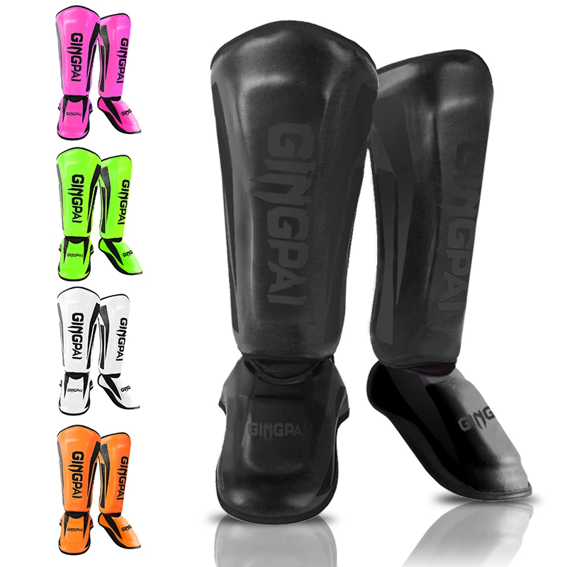 Kickboxing Boxing Shin Guard Pads Muay Thai Martial Arts Sanda Wushu Leg Protect