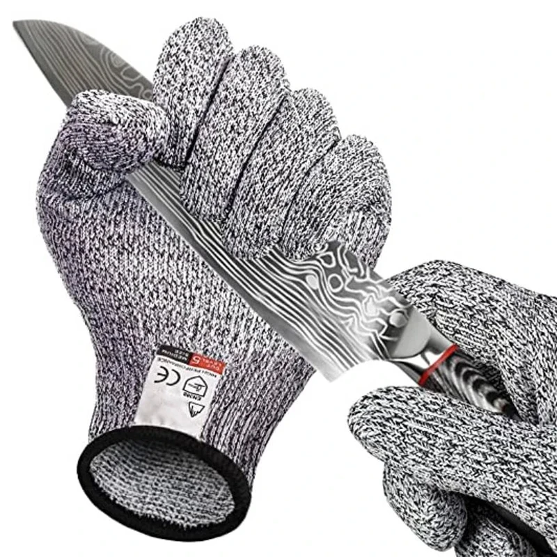 HPPE Level 5 Safety Anti Cut Gloves High-strength Industry Kitchen Gardening Ant