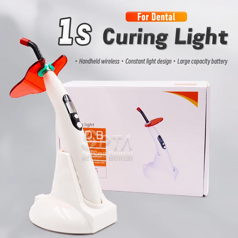 1200-1500mw/cm² High Quality Dental Light Oral LED Lamp Wireless Curing Dentist 
