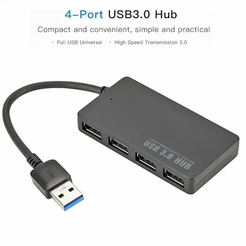 USB Hub USB 3.0 4 PORT Type C HUB High Speed Data cable Convertor adapter Suppor