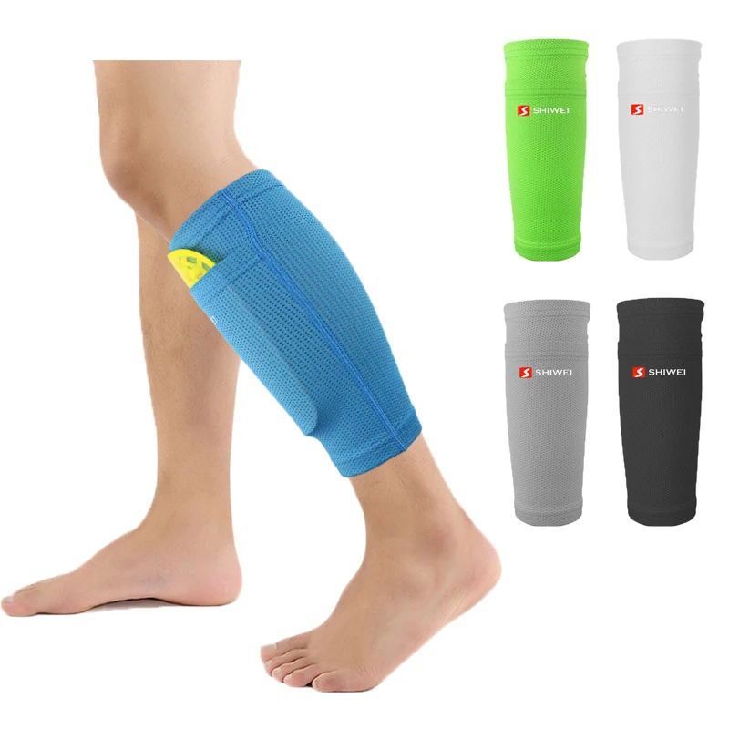 Shin Guards Soccer Football Canilleras Support Sock Nylon Leg Sleeves Shin Prote