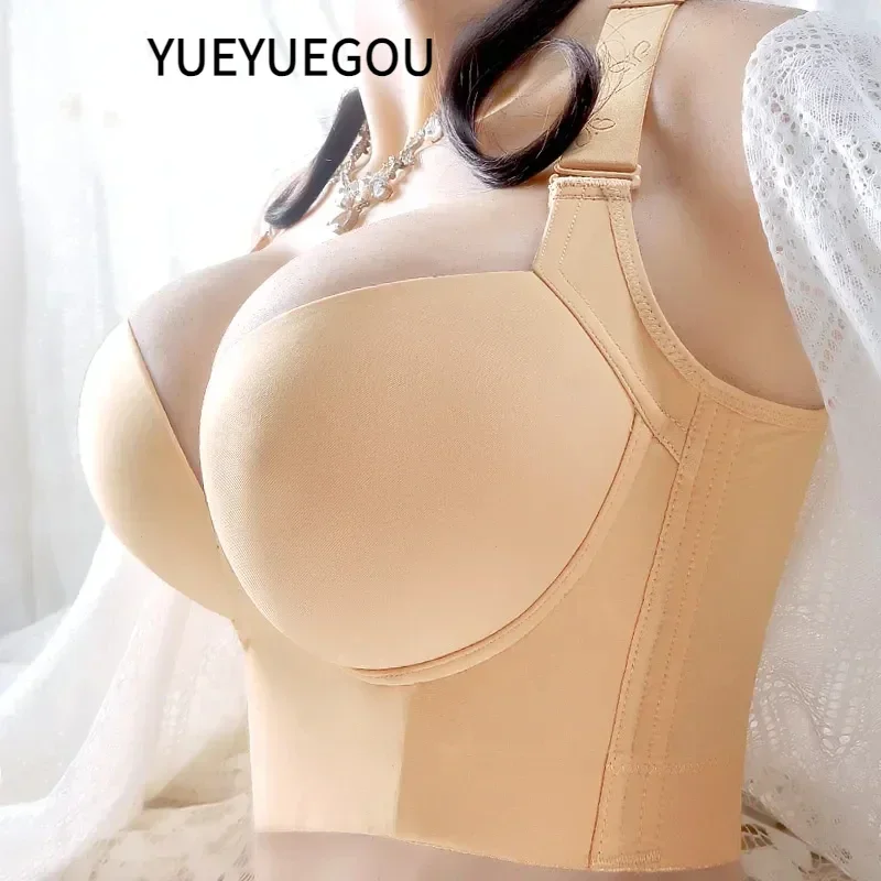 Plus size bra Hide Incorporated Deep Cup Bra Push Up Bras for Women full coverag