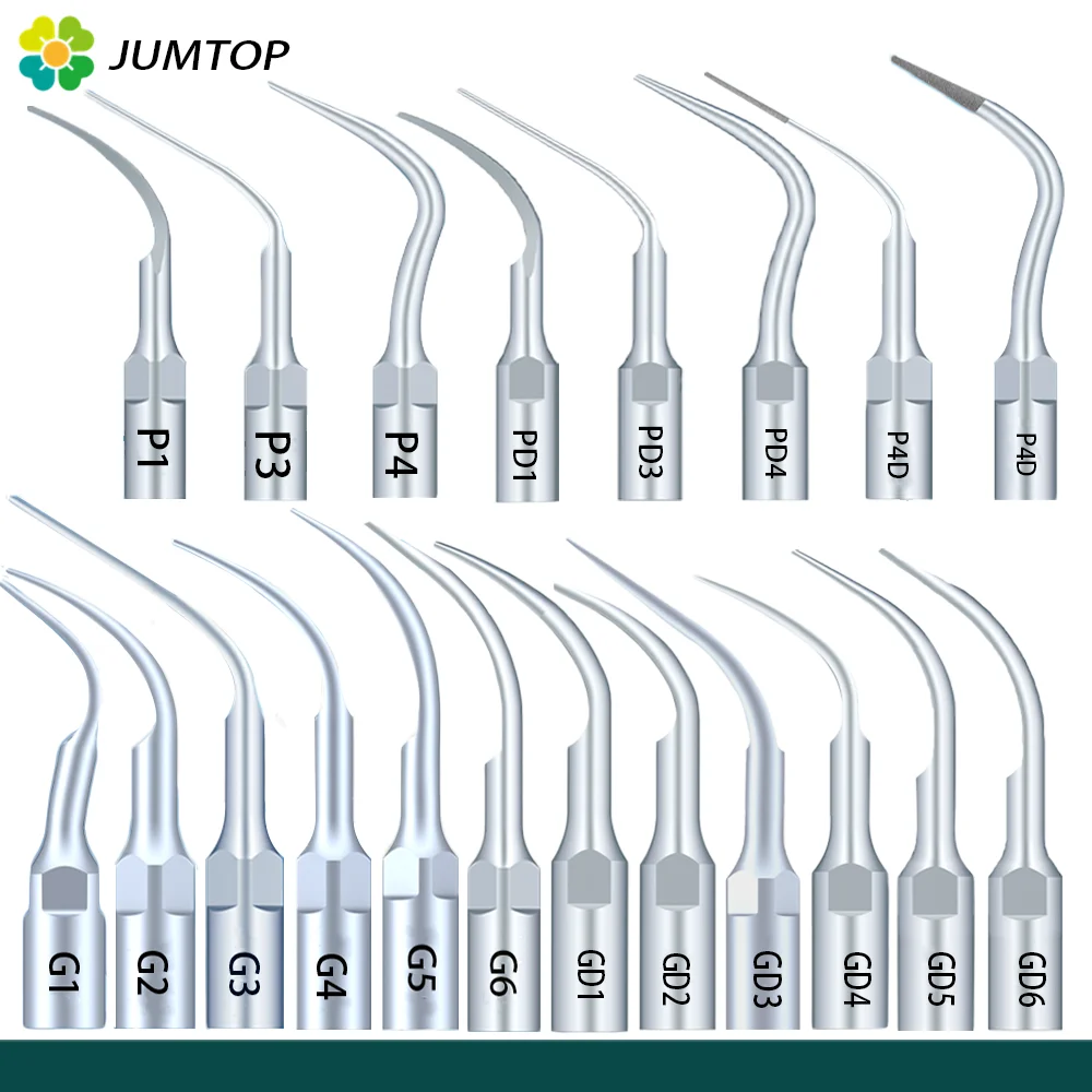 5pcs Dental Ultrasonic Scaler Tip Scaling Tip Periodontics Endodontics Fit EMS W