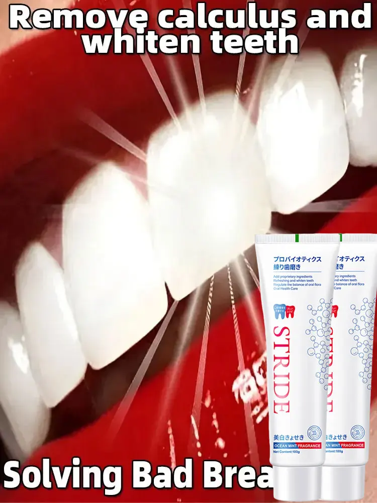 STRIDE Whitening Toothpaste Periodontitis Cleaning Toothpaste Refreshing Bad Bre