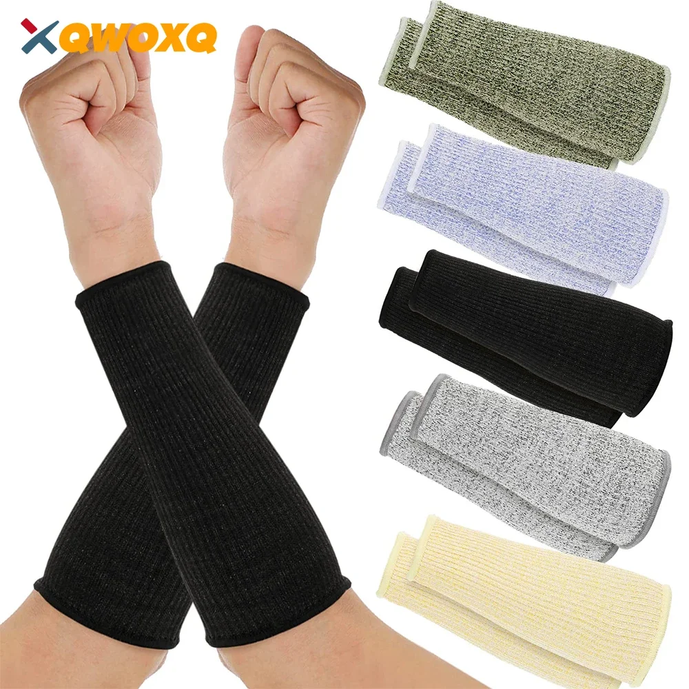 1 Pair Level 5 Cut Burn Resistant Sleeves, Arm Protection Sleeves, Forearm Arm P