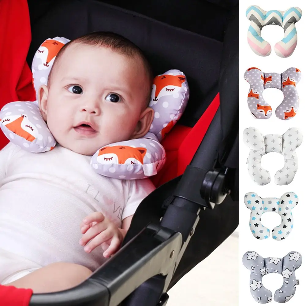 Protective Travel Car Seat Head And Neck Pillow Soft Neck Support Pillow Childre