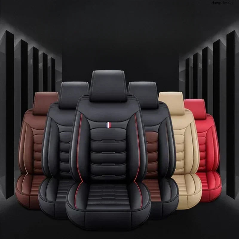 Auto Set Car Seat Covers PU Leather Signle Front Split Protector Four Season Uni