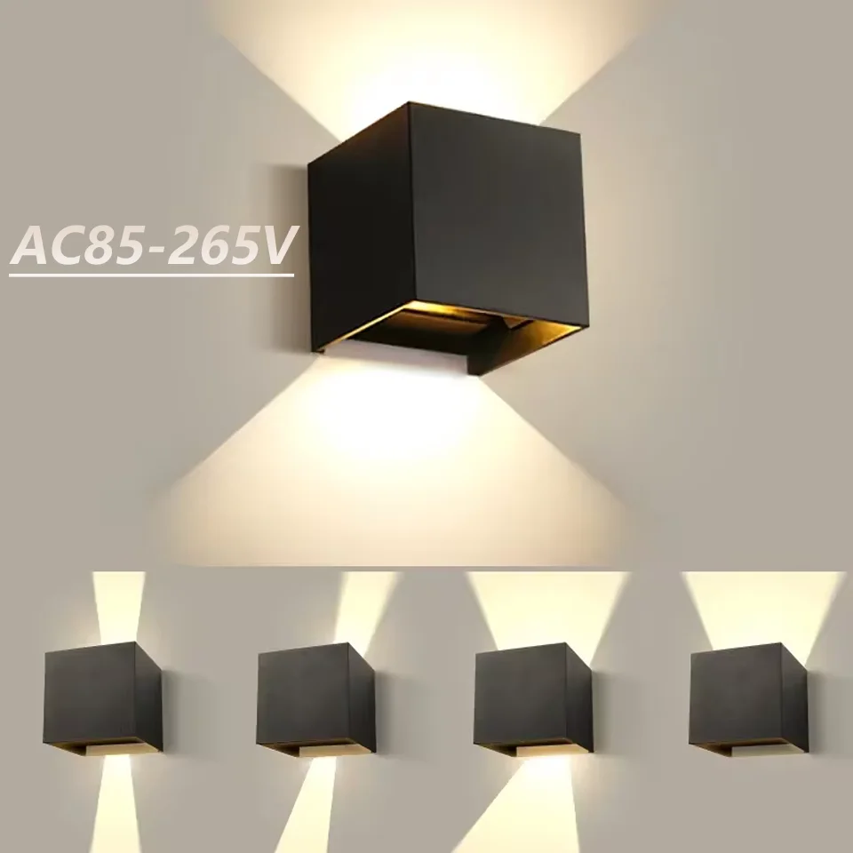 LED Modern Wall Lamp AC110V 220V 6W Cold White/Warm White Adjustable Surface Mou