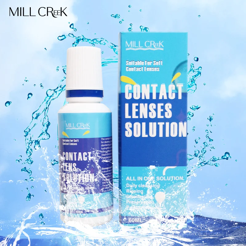 Mill Creek 60ML Contact Lens Liquid Nursing Solution For Contact Lenses Drops Be