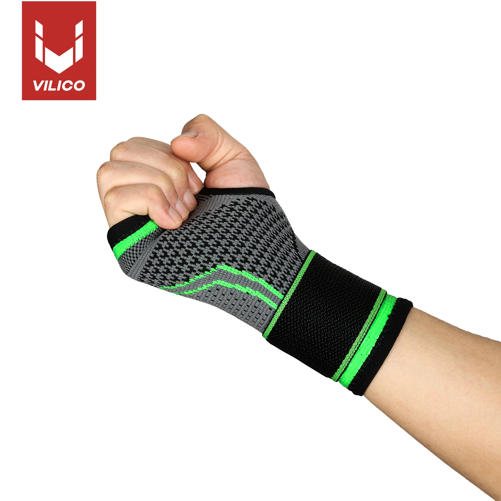 Gym Sports Wristband Wrist Protector Palm Guard Wrist Support Adjustable Wrist B