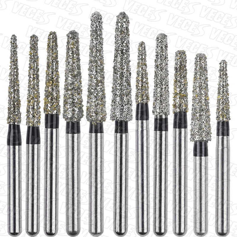 TR Type Extra Coarse Dental Diamond Burs Standard Dentistry Strawberries Drills 