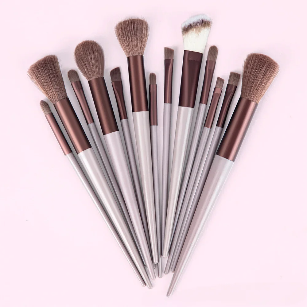 13 Pcs Makeup Brushes Set Eye Shadow Foundation Eyeshadow Blush Cosmetic Brush f
