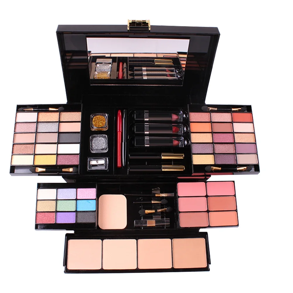 Multi-function Comestic Kit All-in-one Eyeshadow Makeup Brushes Lipstick Make Up