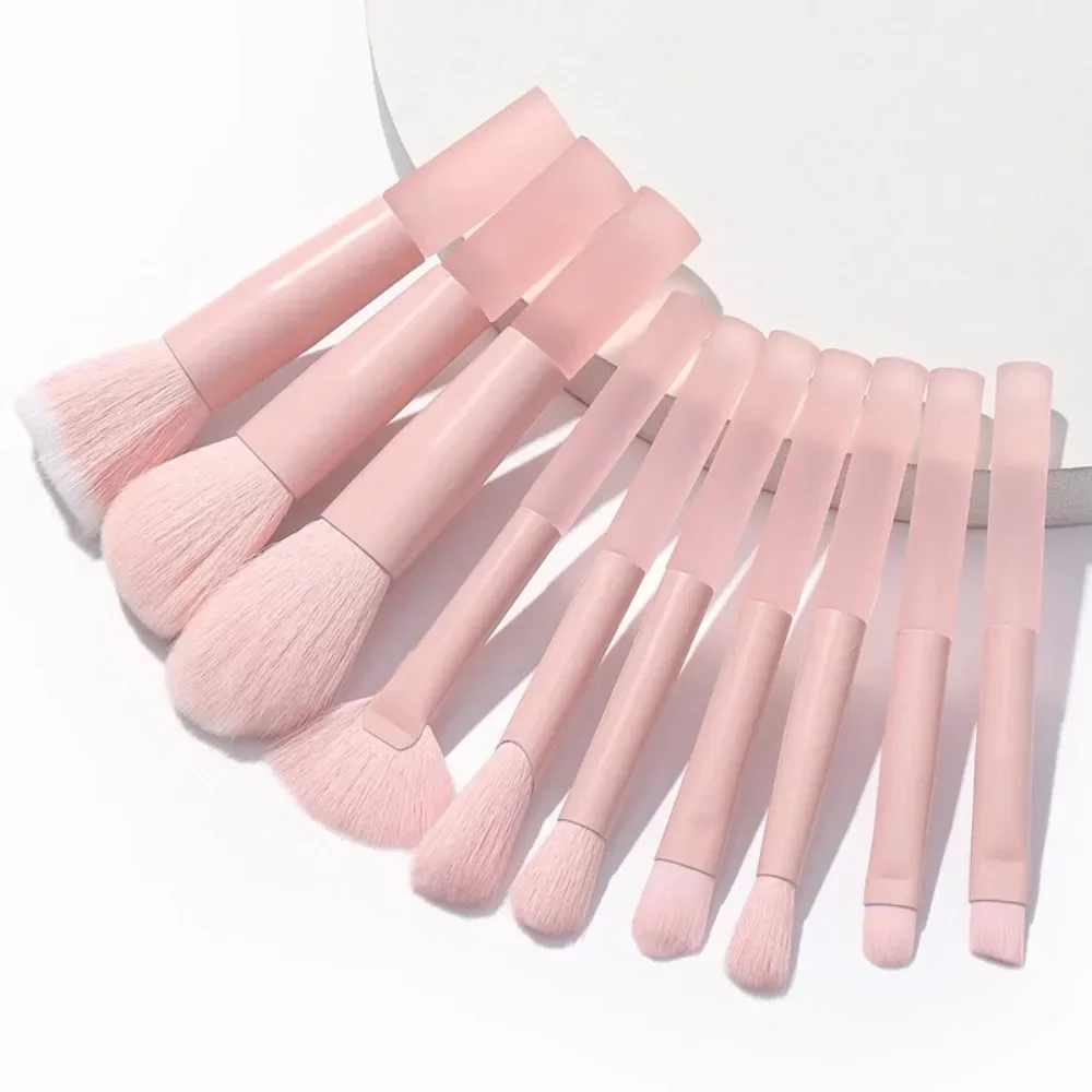 10Pcs/Lot Soft Fluffy Makeup Brushes Set Eye Shadow Foundation Brush Women Cosme