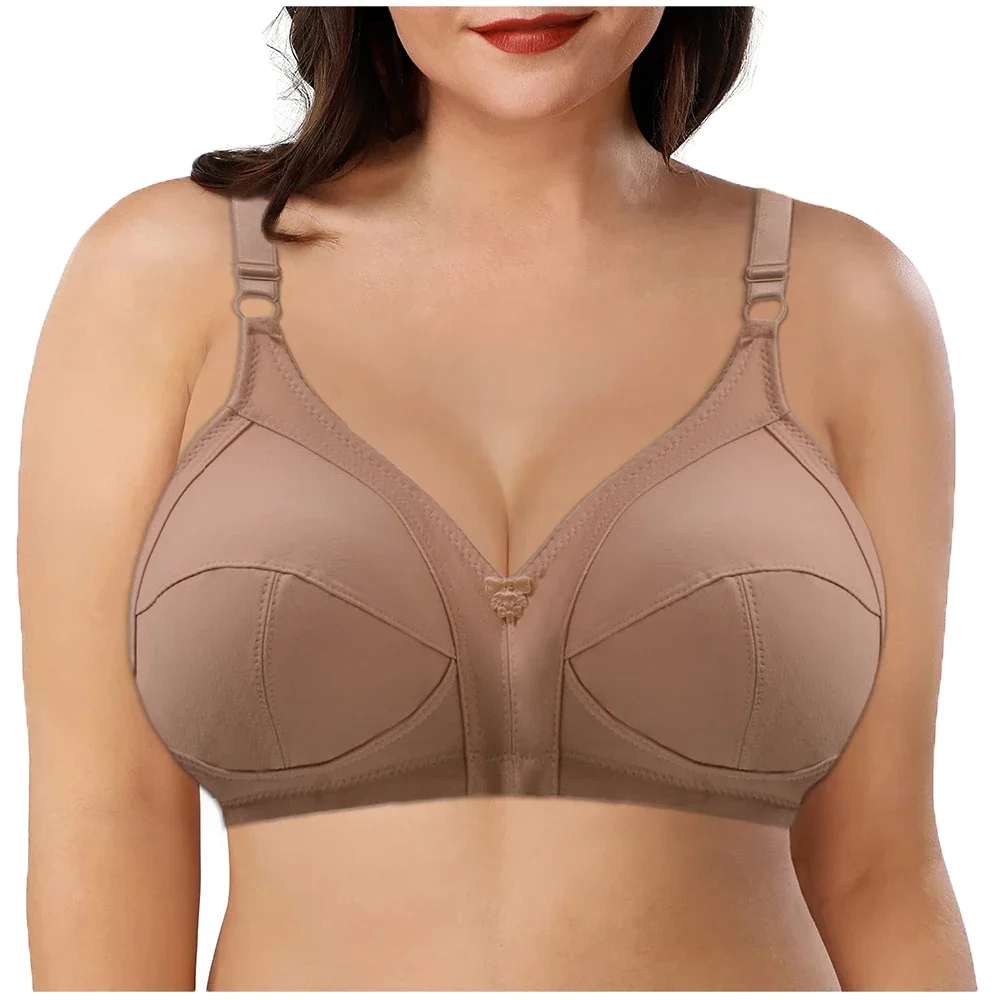 Large Size Bra 36-50 C D E D Cup Bras for Women Push Up Seamless BH Non-padded L