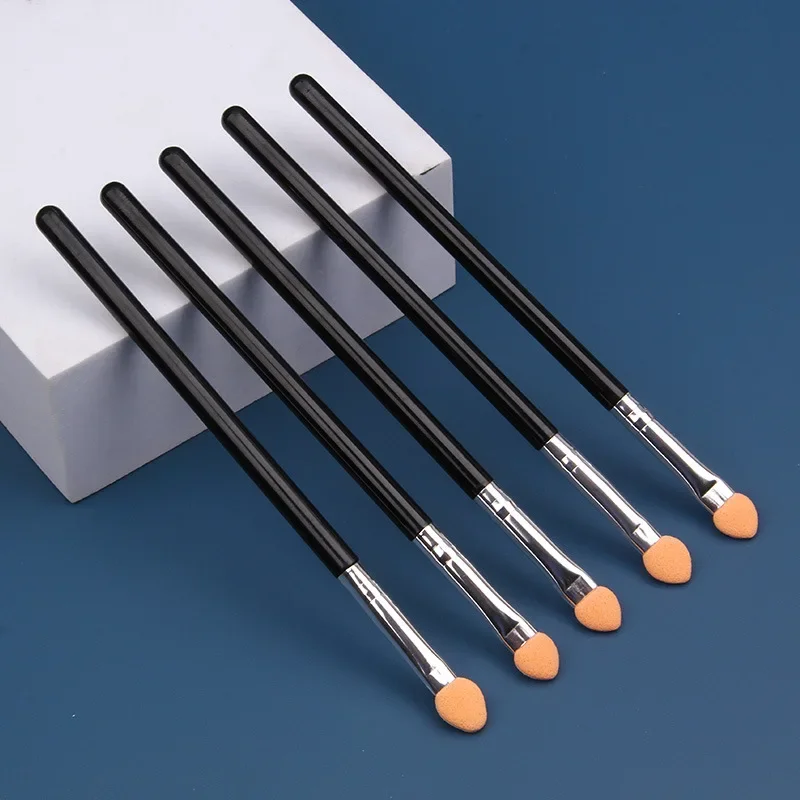 Hot 1/5/10PC Eye Shadow Brush Makeup Dual Sided Sponge Nylon Set Eye Shadow Brus