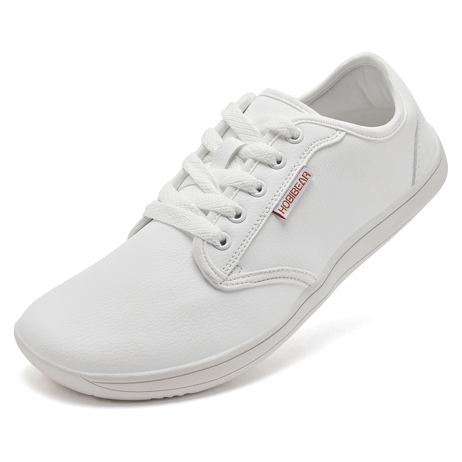 HOBIBEAR Men Minimalist Barefoot Shoes Women Wide Toe Zero Drop Sneakers Matte A