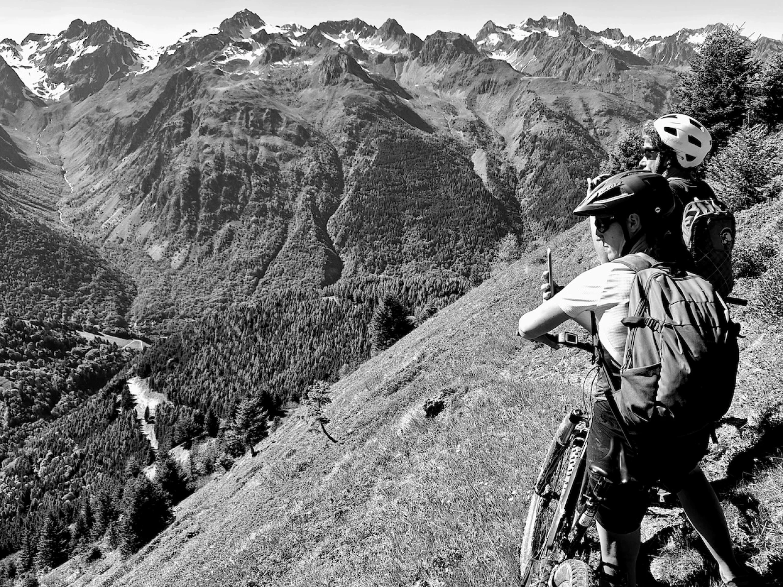 Descent from Le Grand Truc