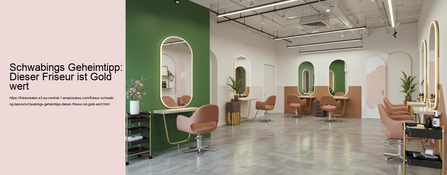 Schwabings Geheimtipp: Dieser Friseur ist Gold wert