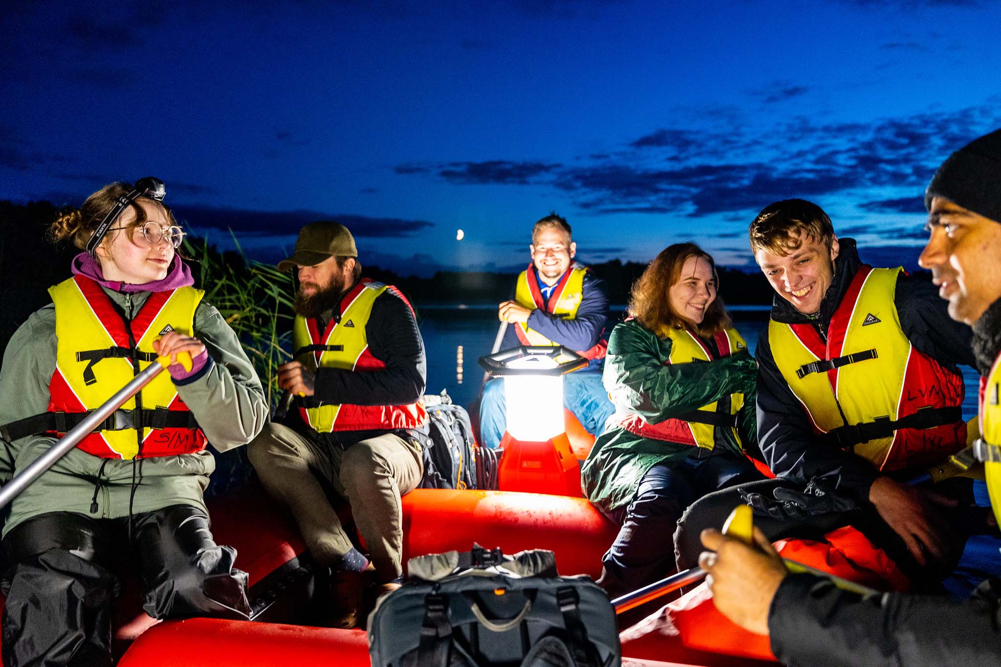 Mega packrafting with friends